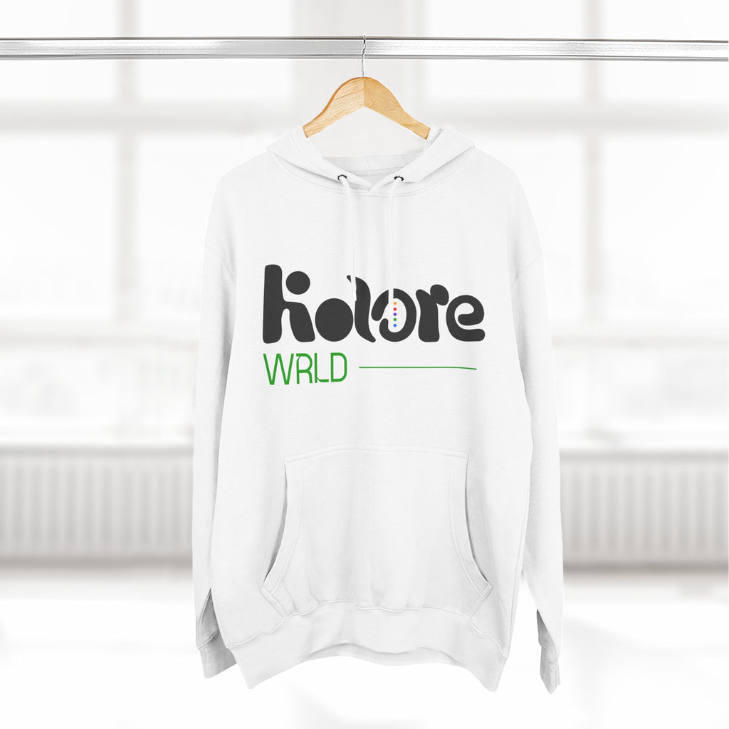 Three-Panel Fleece Hoodie