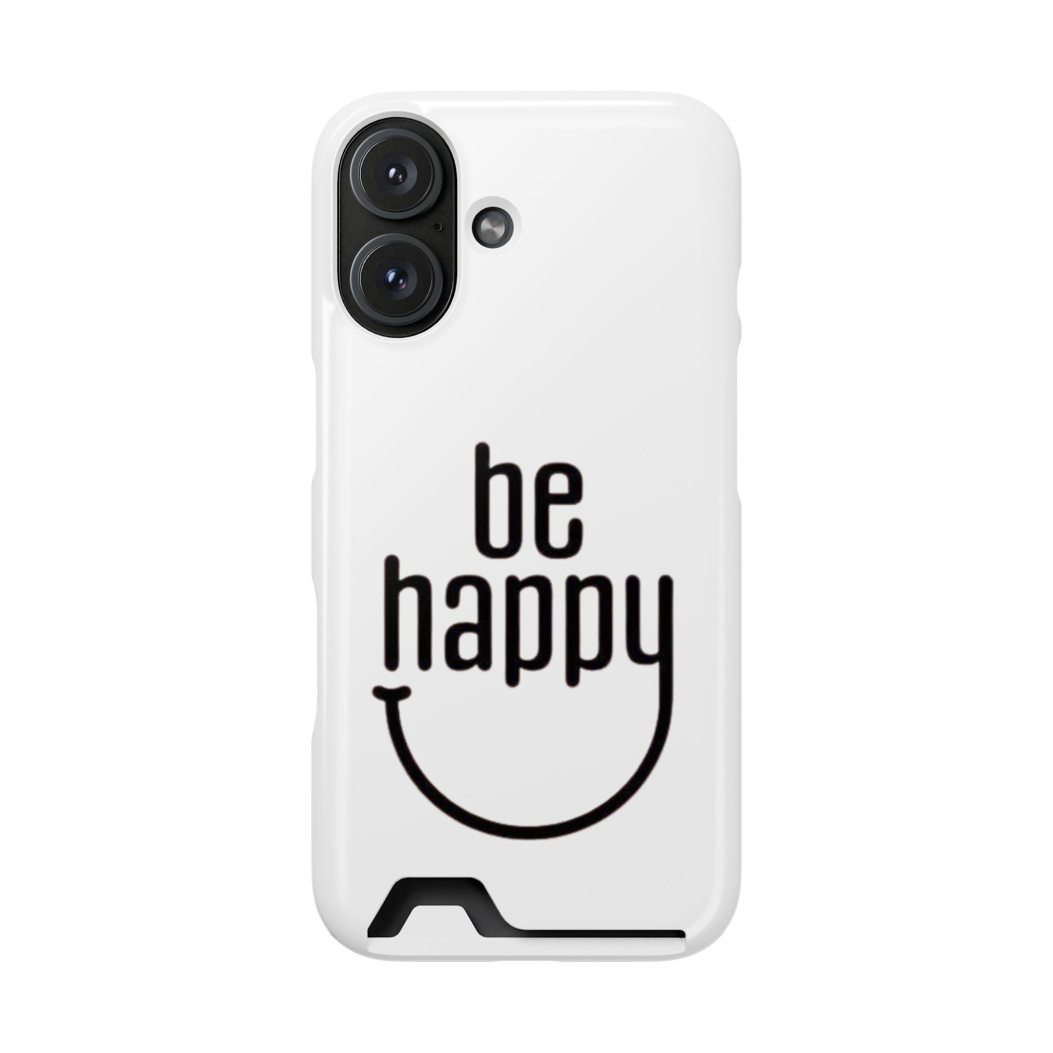 Minimal White Wallet Phone Case