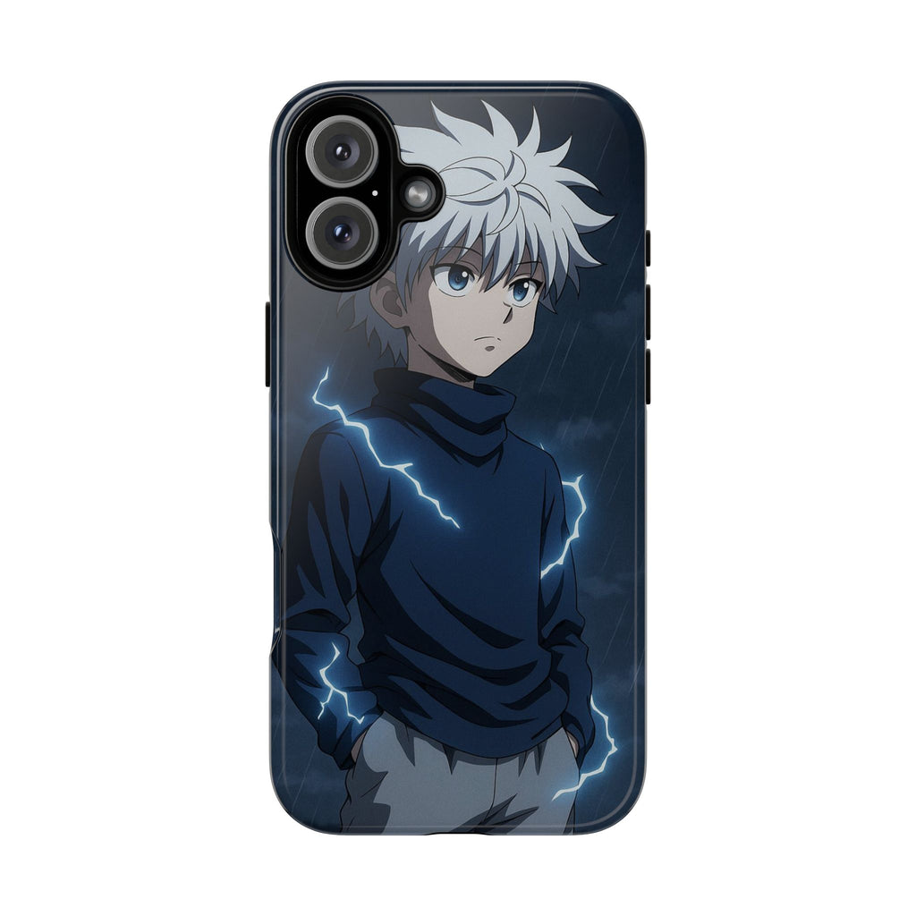 Anime Phone Case Featuring Lightning Design,