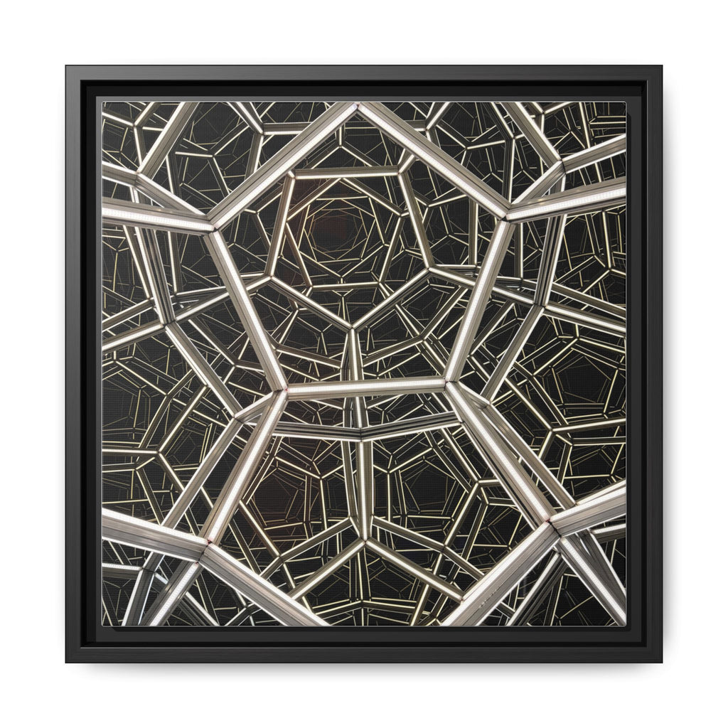 Framed Wall Art Print, Modern Geometric Canvas, Abstract Home Decor, Unique Gift, Stylish Office Art, Contemporary Room Decor