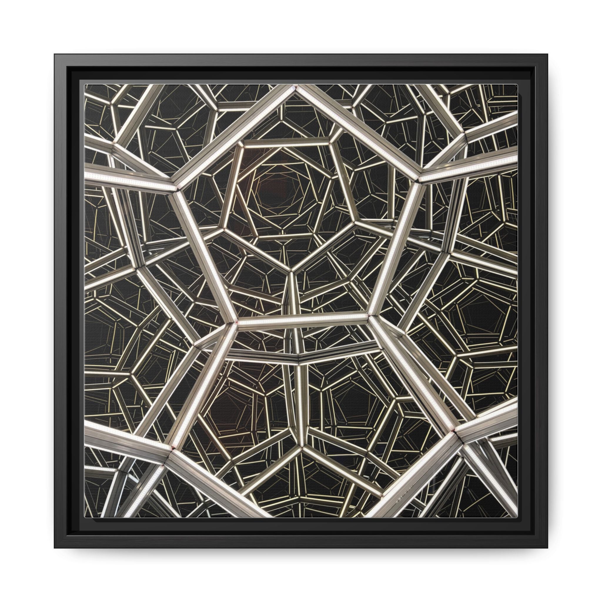 Framed Wall Art Print, Modern Geometric Canvas, Abstract Home Decor, Unique Gift, Stylish Office Art, Contemporary Room Decor