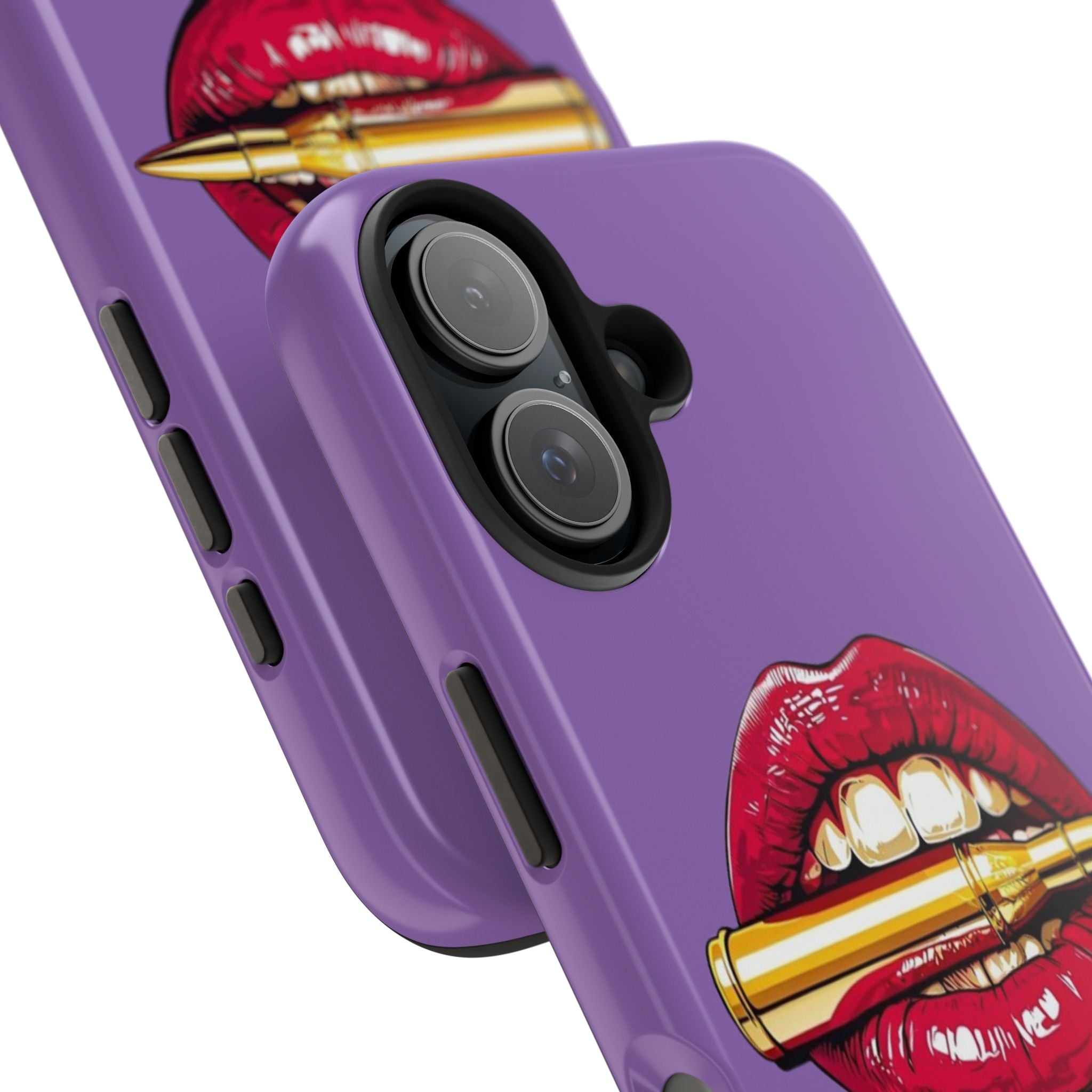 Bold Lipstick Phone Cases | Stylish Tough Cases, Phone Accessories, Birthday Gifts, Trendy Cell Phone Covers, Fashionable Tech Gear