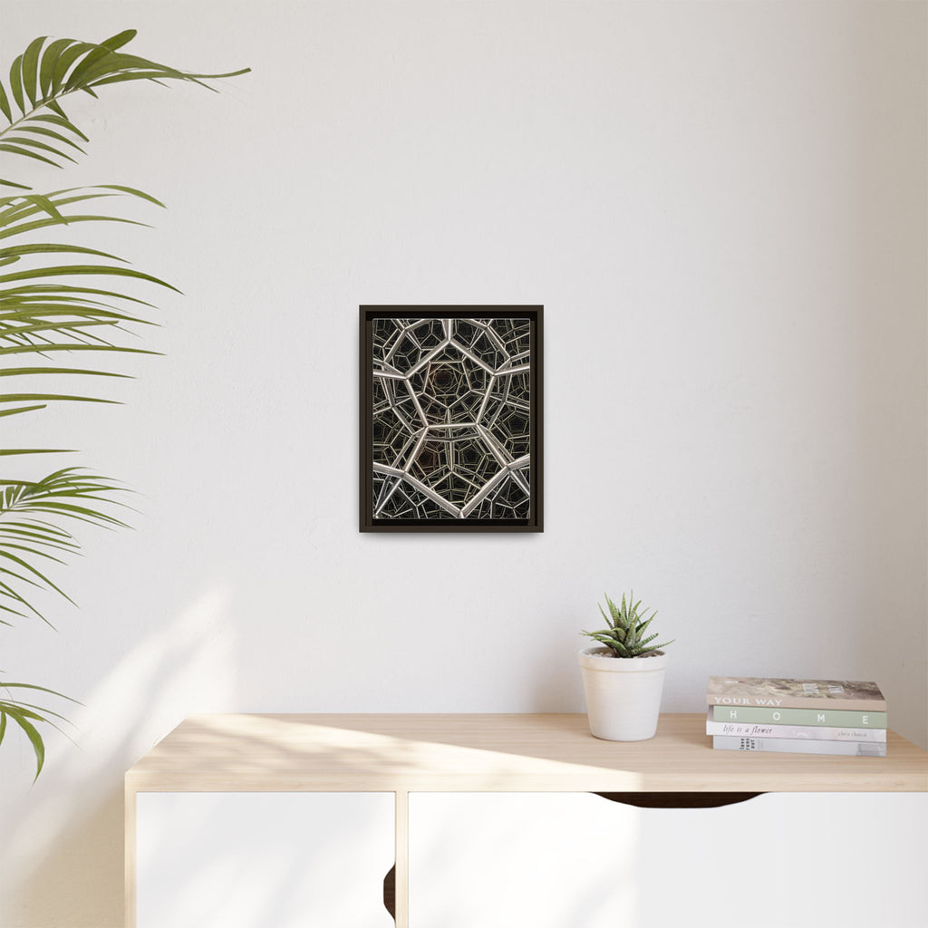 Framed Wall Art Print, Modern Geometric Canvas, Abstract Home Decor, Unique Gift, Stylish Office Art, Contemporary Room Decor