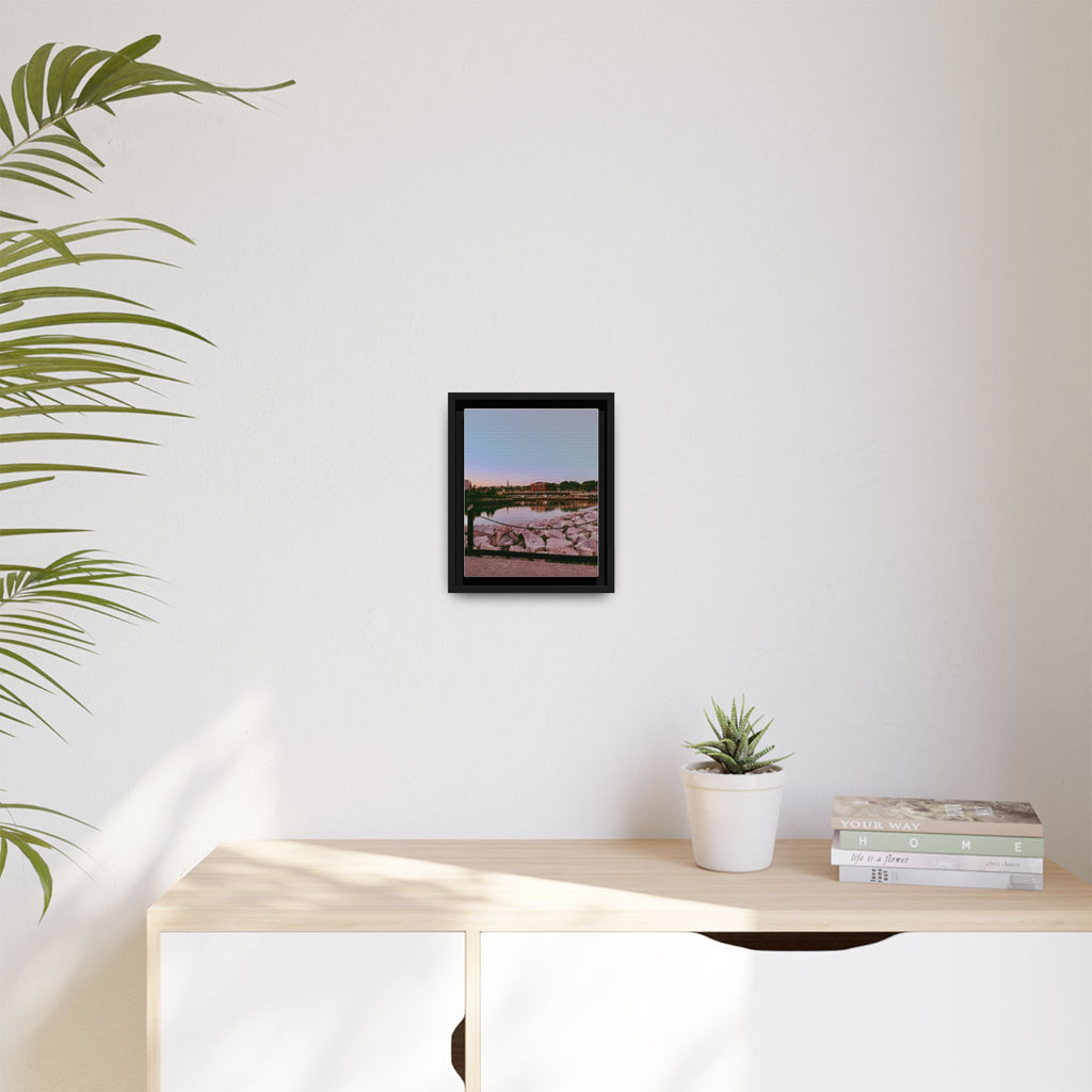 Tranquil Harbor Sunset Wall Art