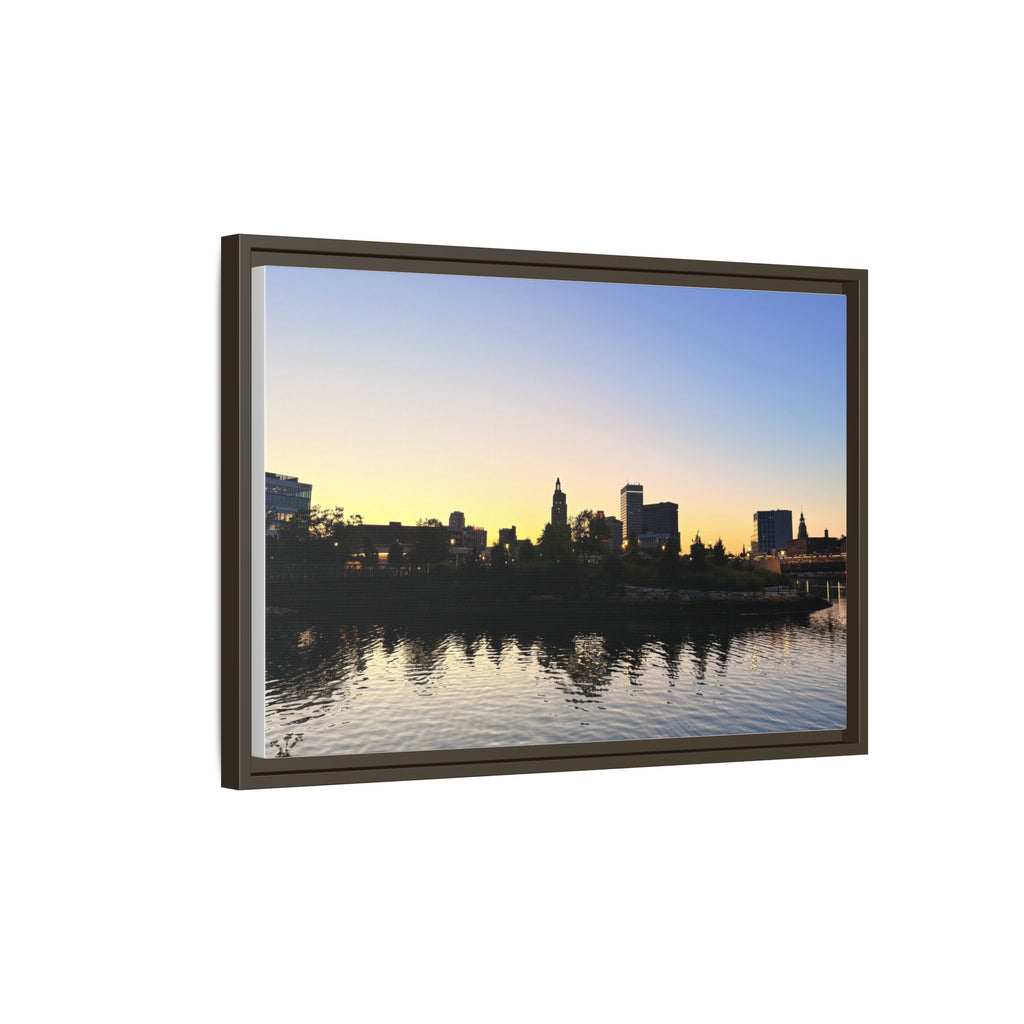 City Skyline Sunset Wall Art