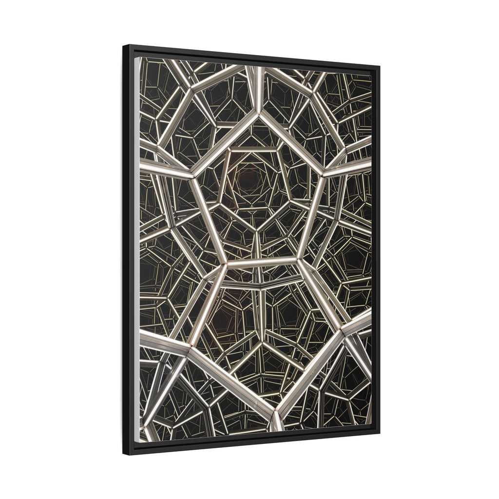 Framed Wall Art Print, Modern Geometric Canvas, Abstract Home Decor, Unique Gift, Stylish Office Art, Contemporary Room Decor