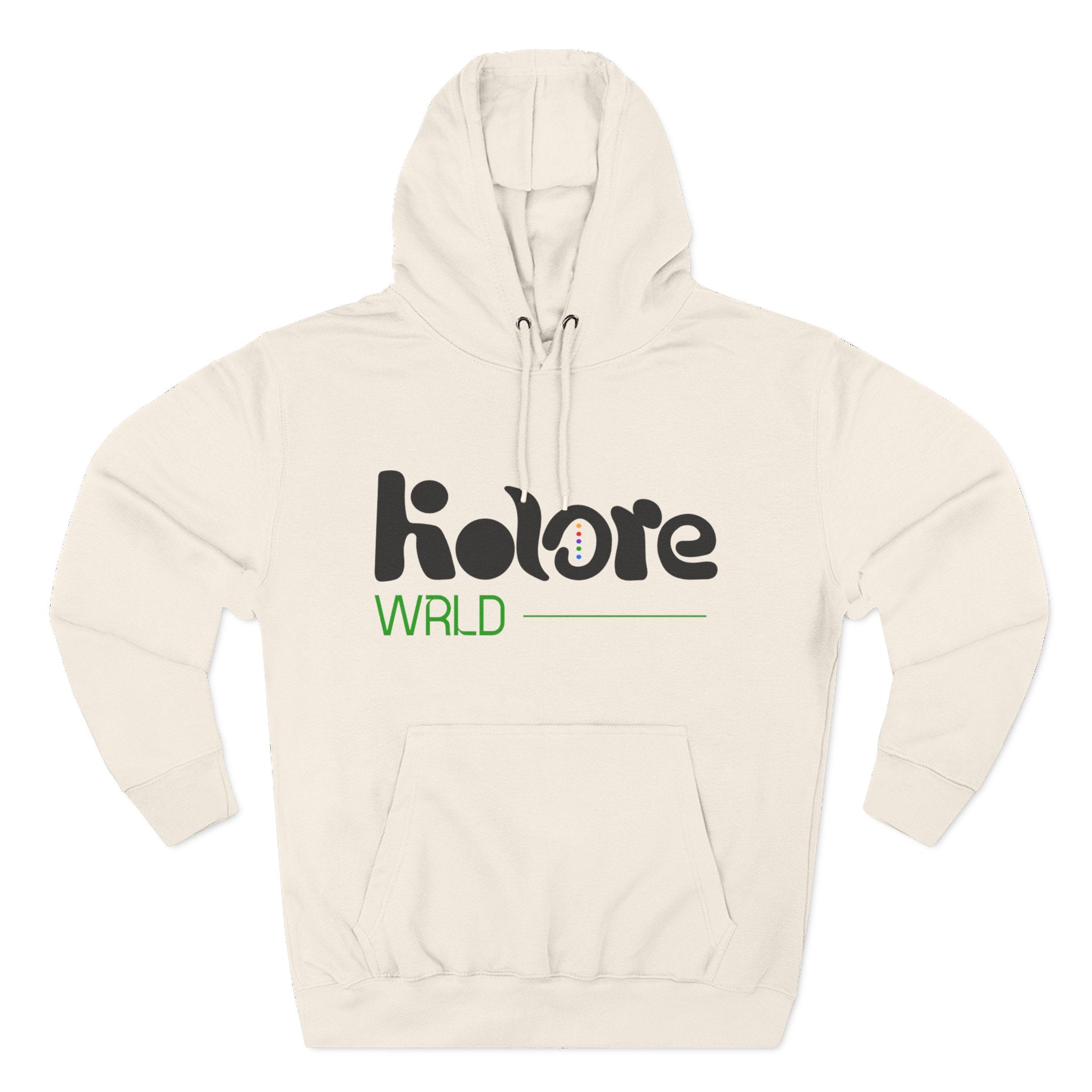 Three-Panel Fleece Hoodie
