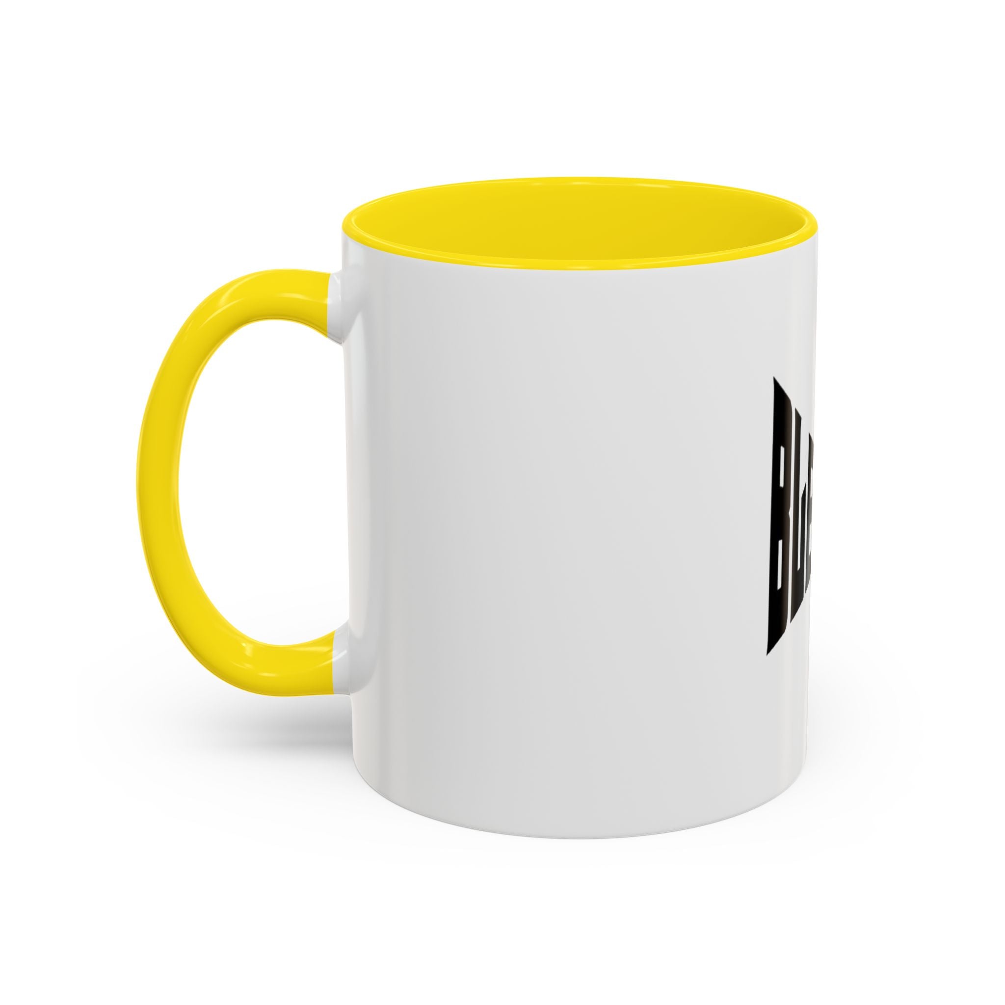 Blessed Coffee Mug — Bold Black Typography Ceramic Mug (11/15 oz)