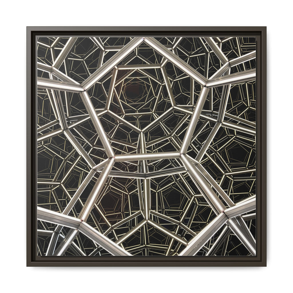 Framed Wall Art Print, Modern Geometric Canvas, Abstract Home Decor, Unique Gift, Stylish Office Art, Contemporary Room Decor