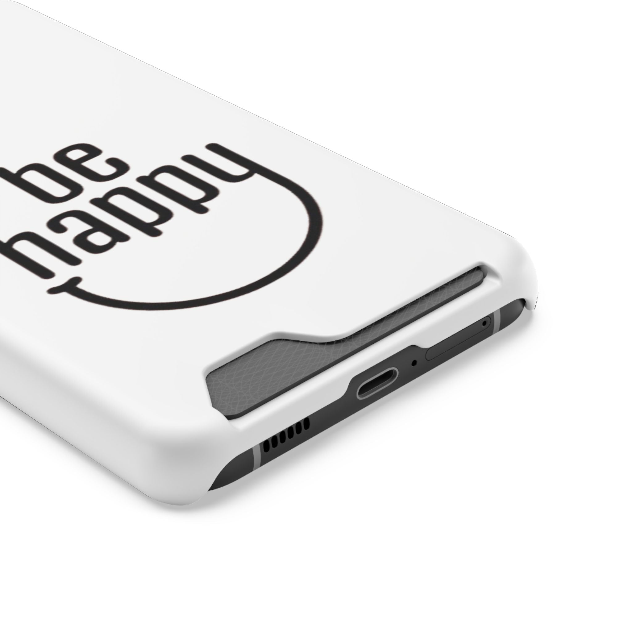 Minimal White Wallet Phone Case