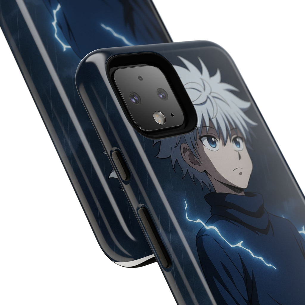 Anime Phone Case Featuring Lightning Design,