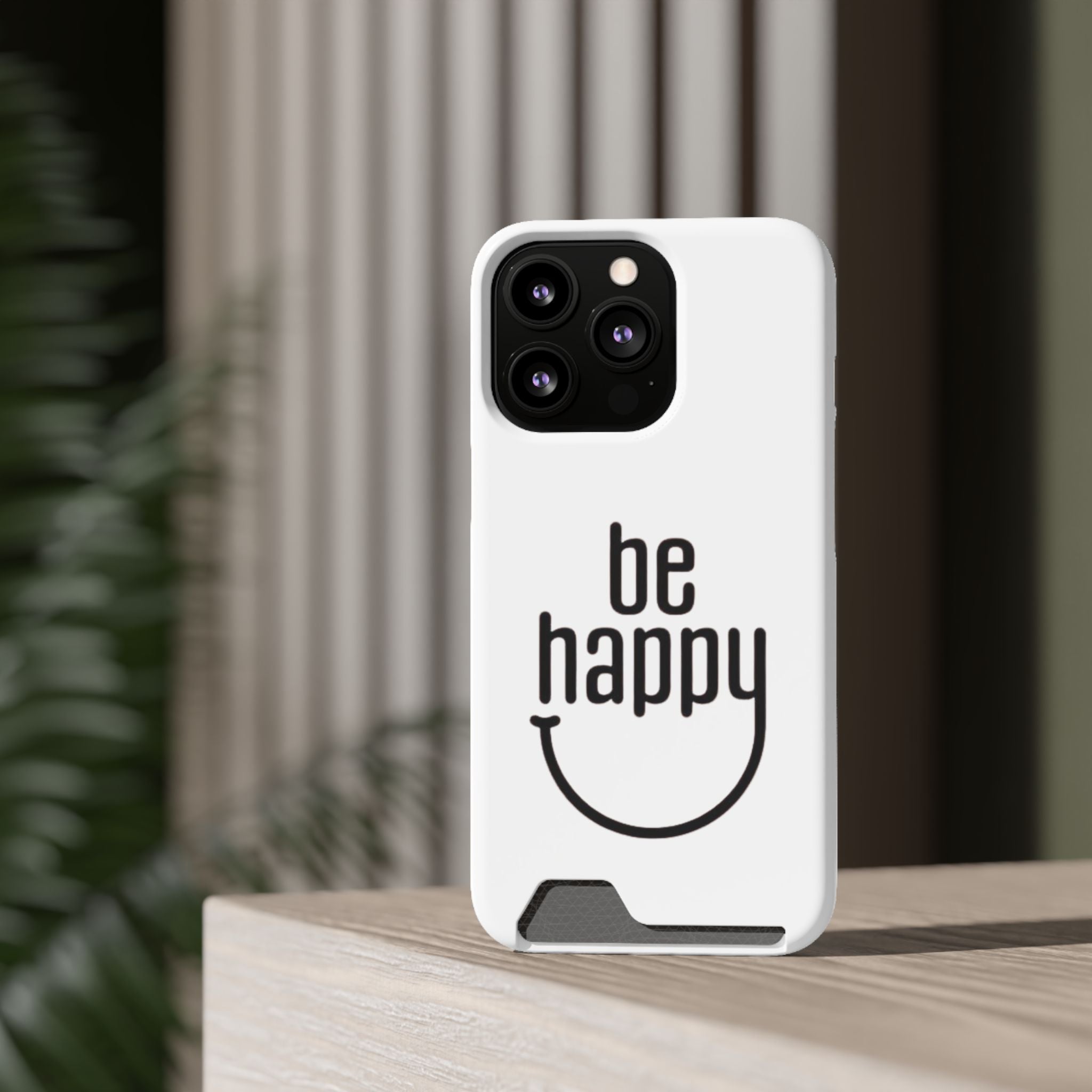 Minimal White Wallet Phone Case