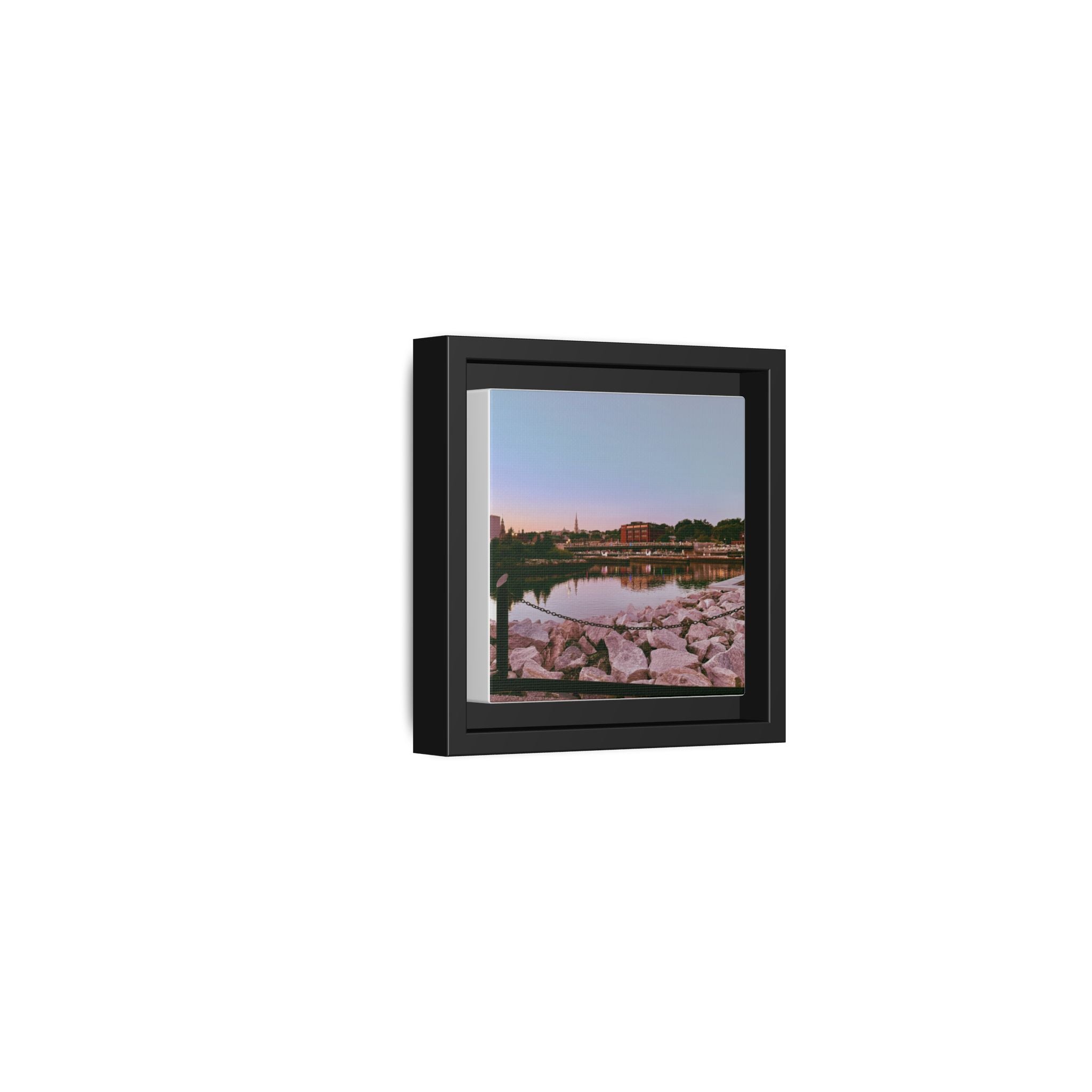 Tranquil Harbor Sunset Wall Art