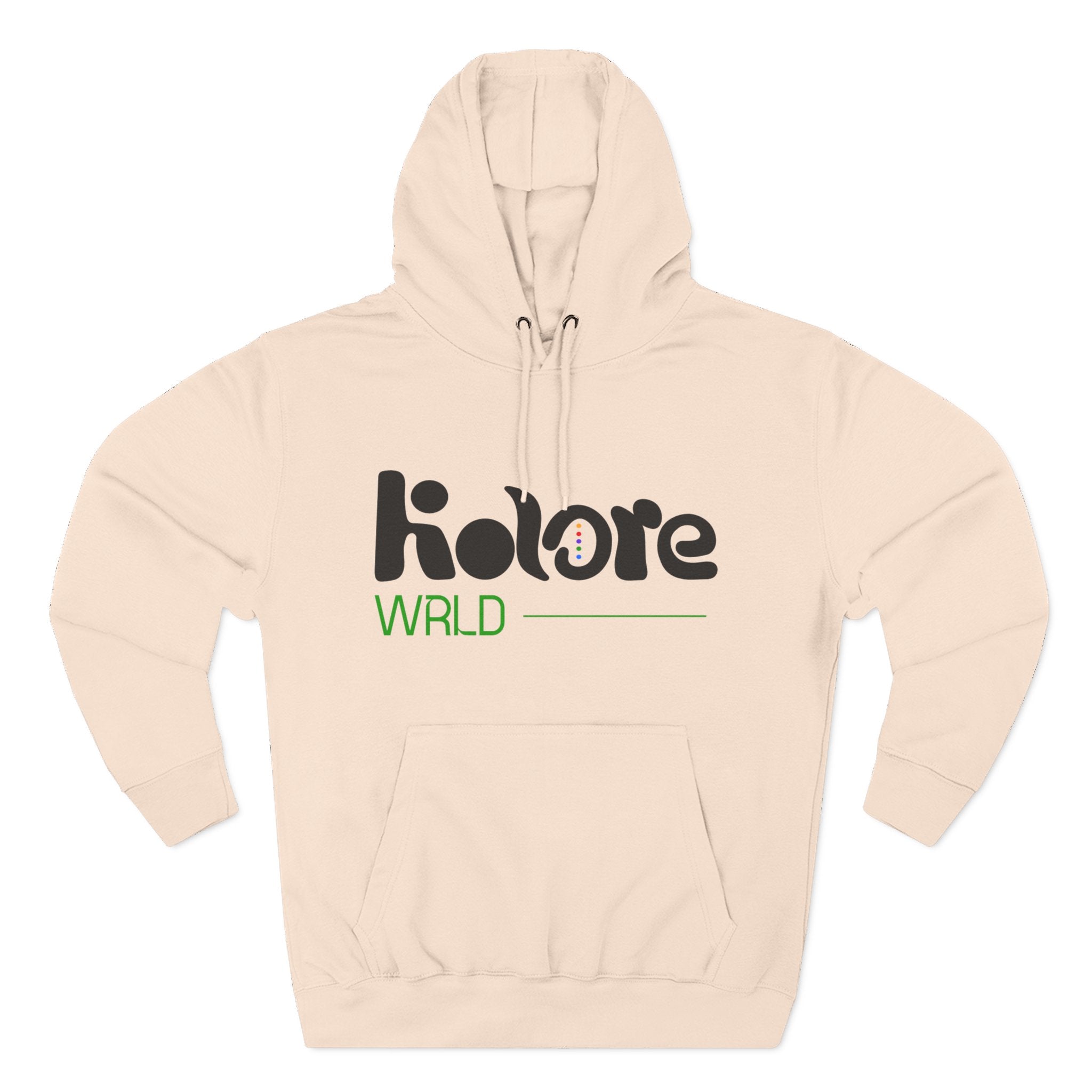 Three-Panel Fleece Hoodie