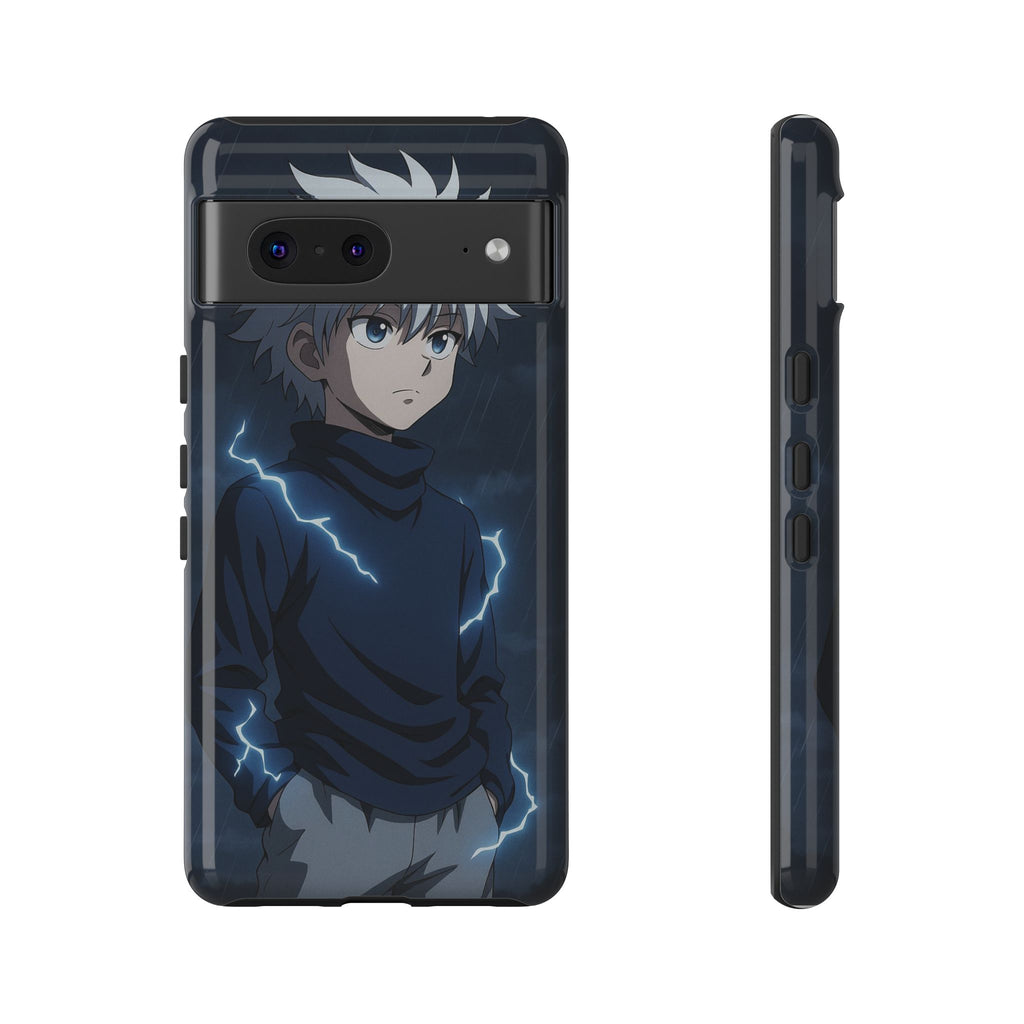 Anime Phone Case Featuring Lightning Design,