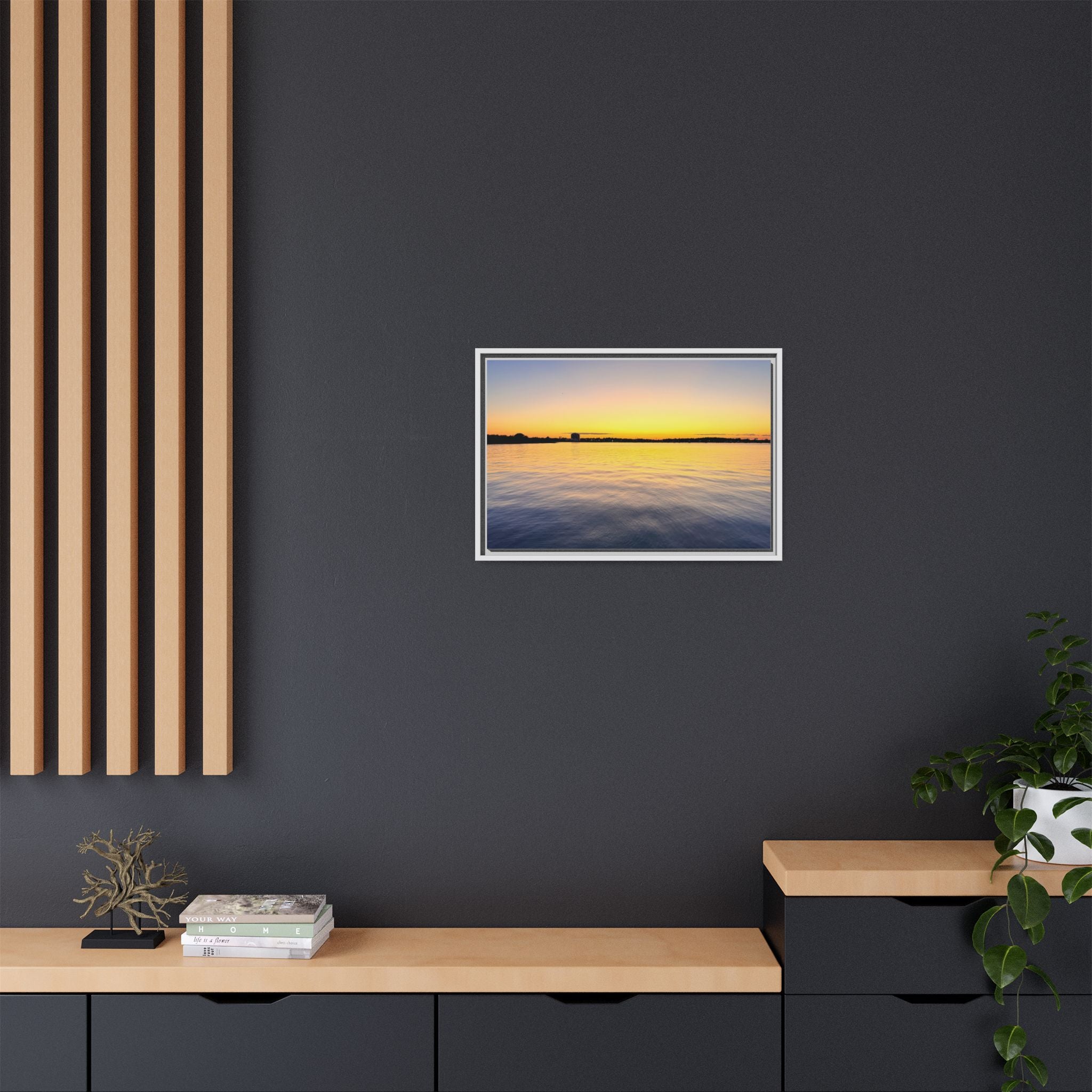 Matte Canvas, Framed (Multi-color)