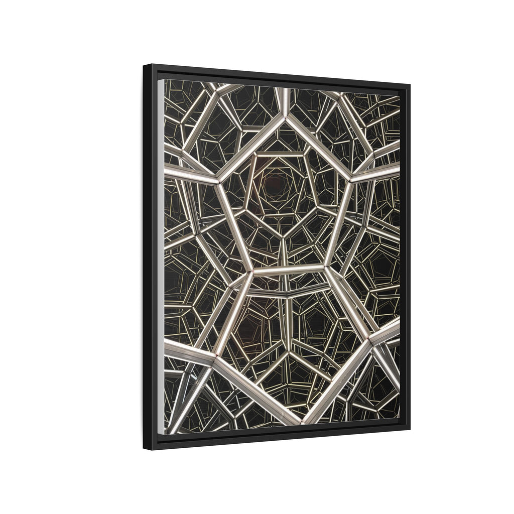 Framed Wall Art Print, Modern Geometric Canvas, Abstract Home Decor, Unique Gift, Stylish Office Art, Contemporary Room Decor