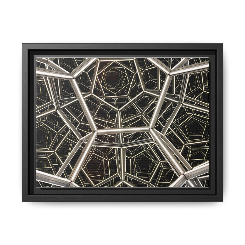 Framed Wall Art Print, Modern Geometric Canvas, Abstract Home Decor, Unique Gift, Stylish Office Art, Contemporary Room Decor