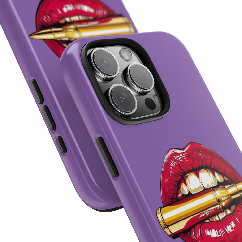 Bold Lipstick Phone Cases | Stylish Tough Cases, Phone Accessories, Birthday Gifts, Trendy Cell Phone Covers, Fashionable Tech Gear