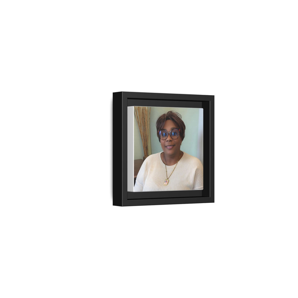 Framed Matte Canvas Portrait Print — Personalized Wall Art Gift