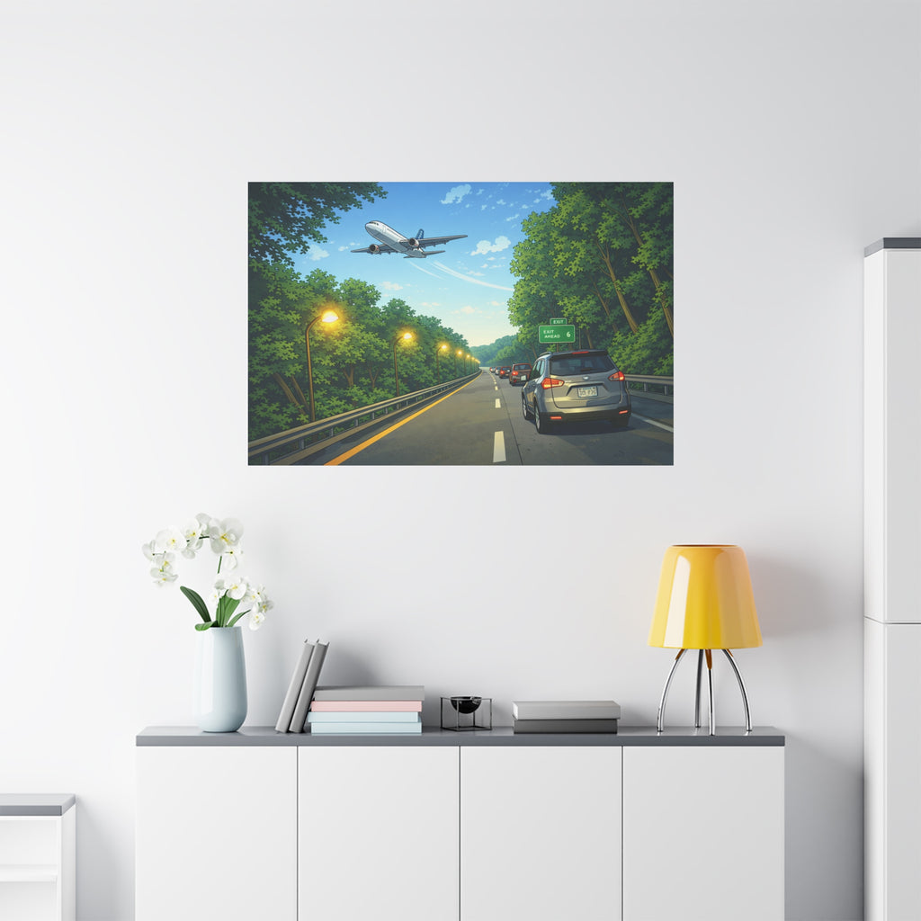 Road to New Horizons Matte Canvas, Stretched, 1.25"