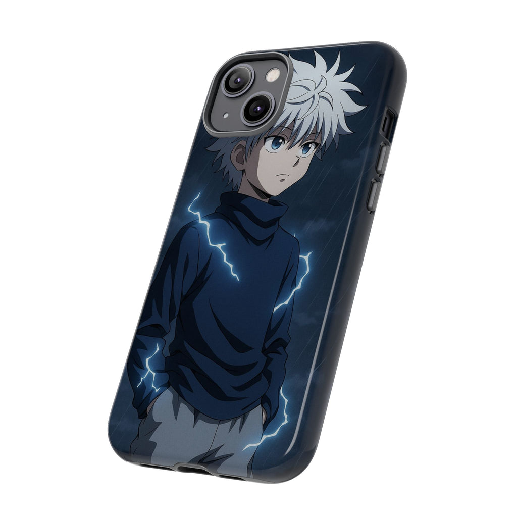 Anime Phone Case Featuring Lightning Design,