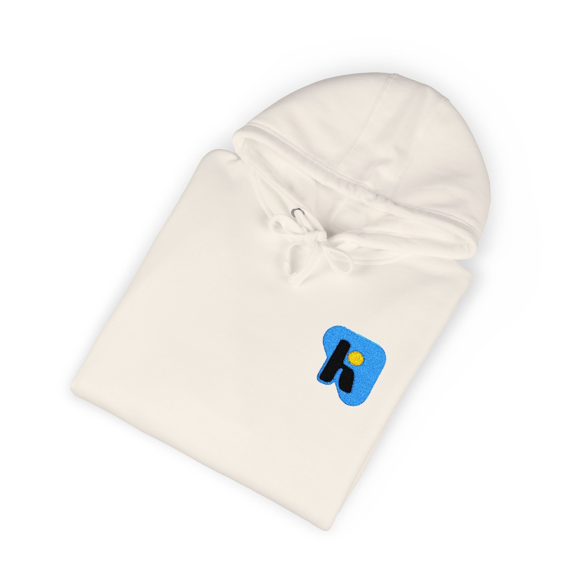 K Initial Floral Patch Hoodie