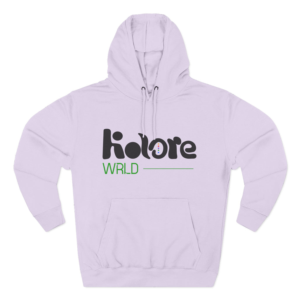 Three-Panel Fleece Hoodie