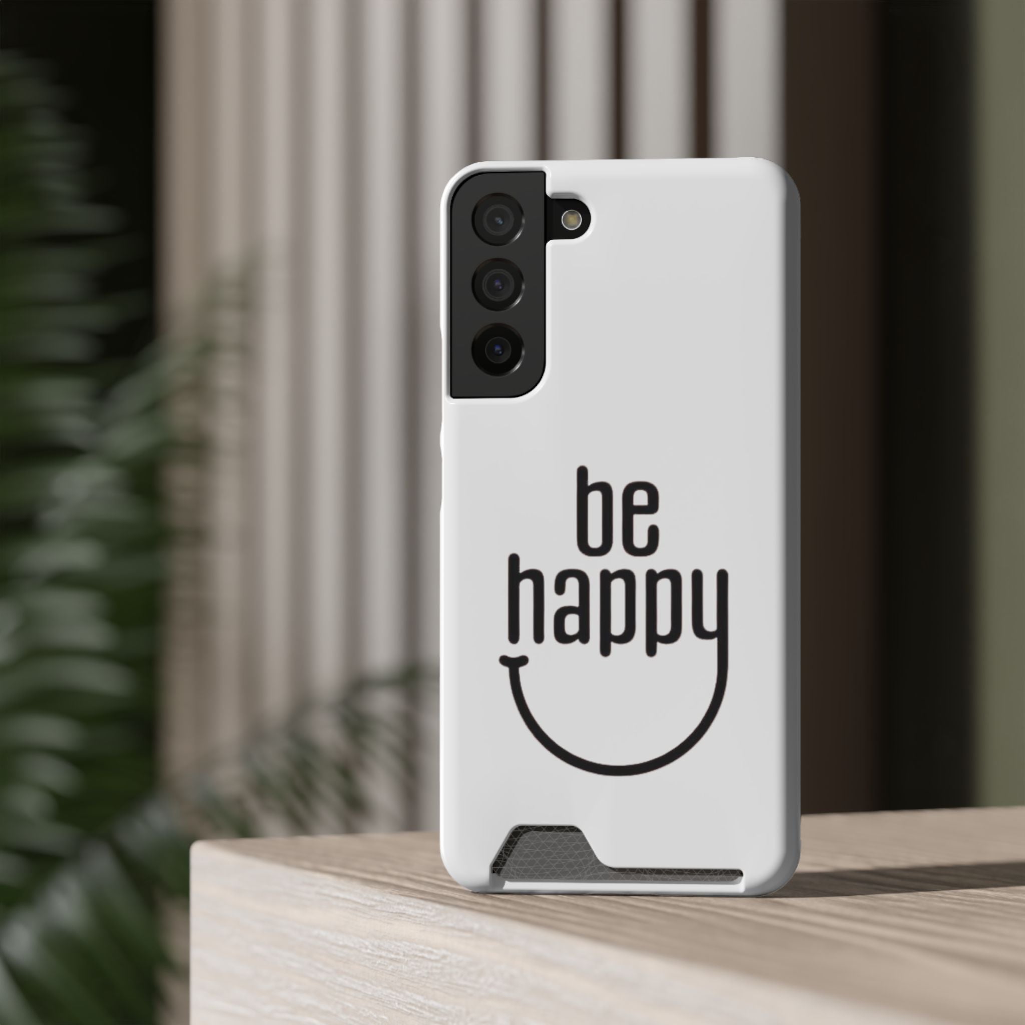 Minimal White Wallet Phone Case