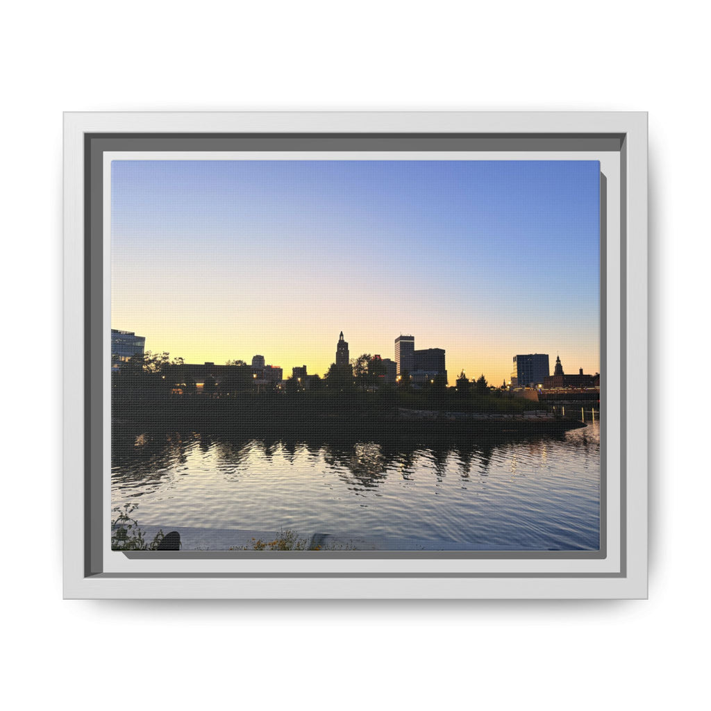 City Skyline Sunset Wall Art