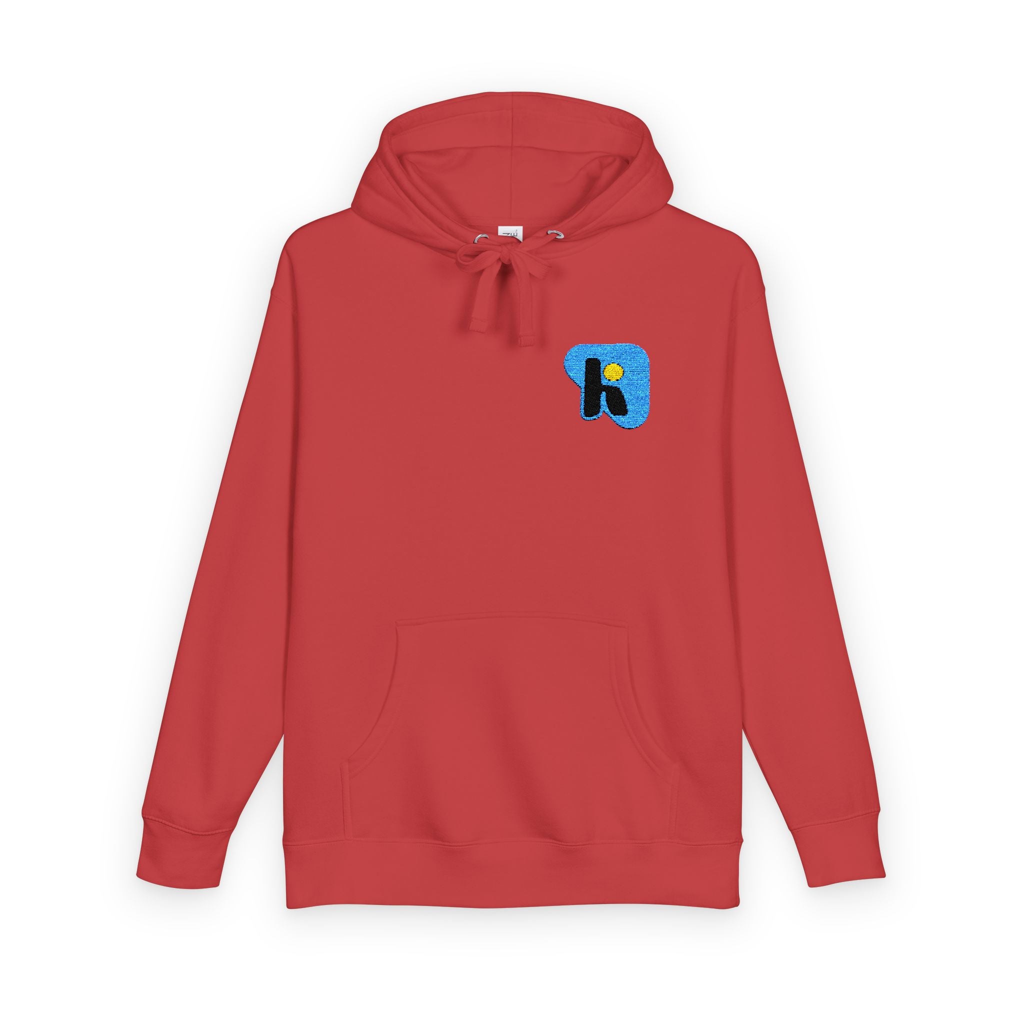 K Initial Floral Patch Hoodie