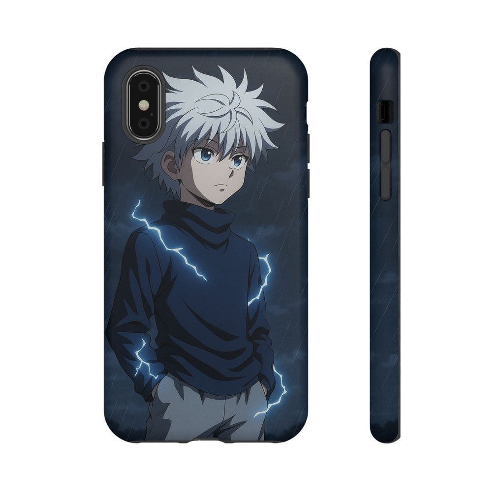 Anime Phone Case Featuring Lightning Design,