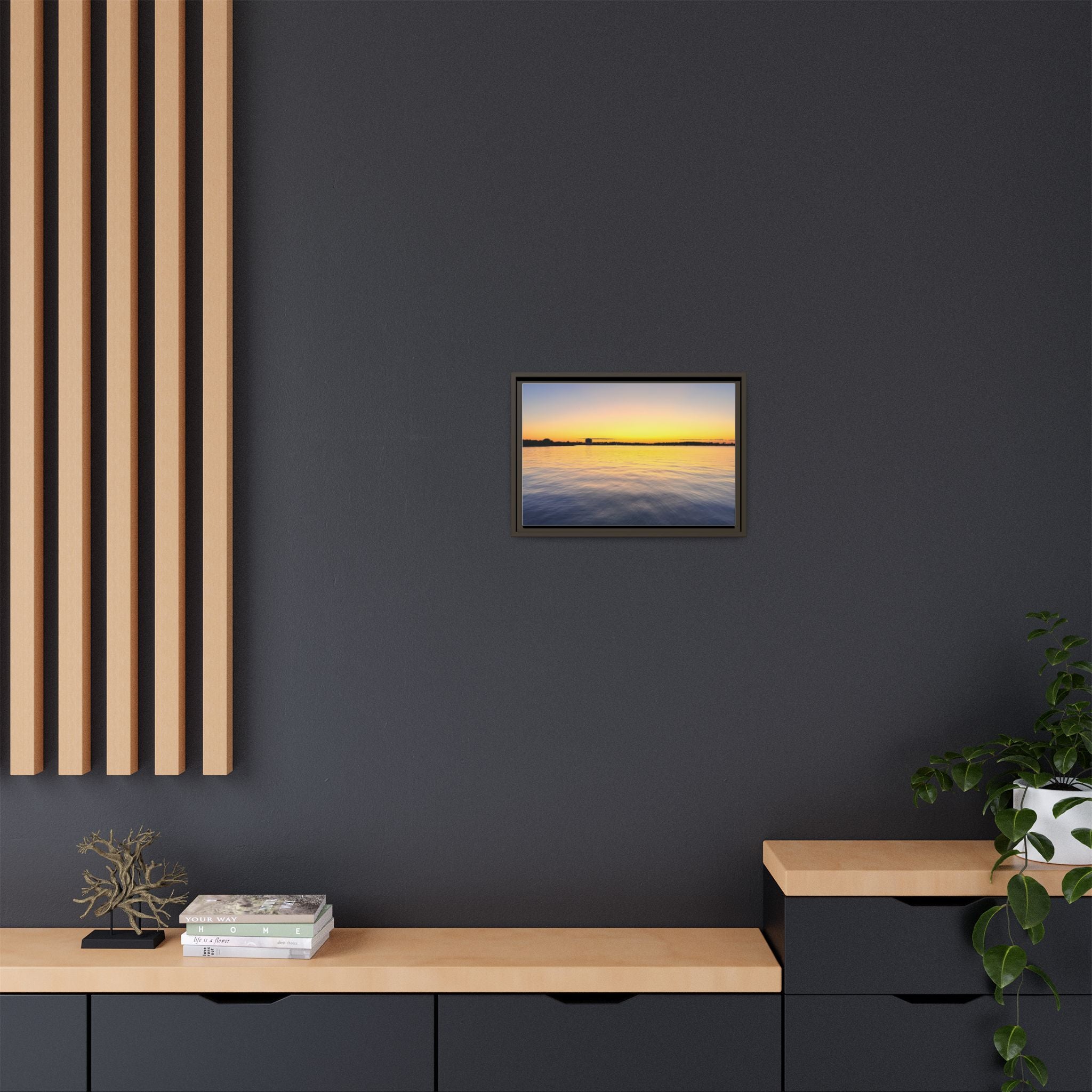 Matte Canvas, Framed (Multi-color)