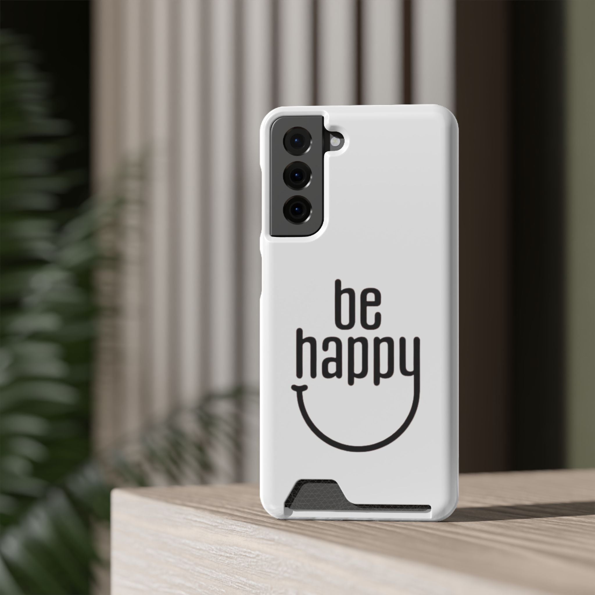 Minimal White Wallet Phone Case