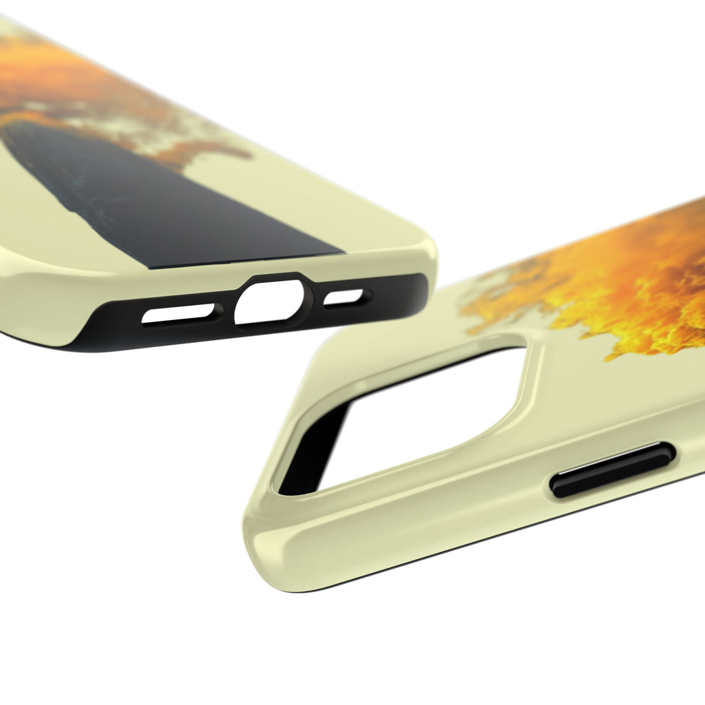 Surreal Yellow Smoke Head Protective Cover