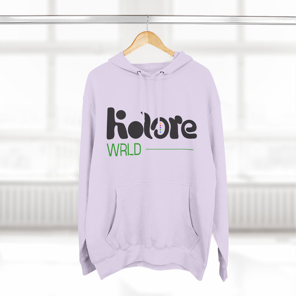 Three-Panel Fleece Hoodie