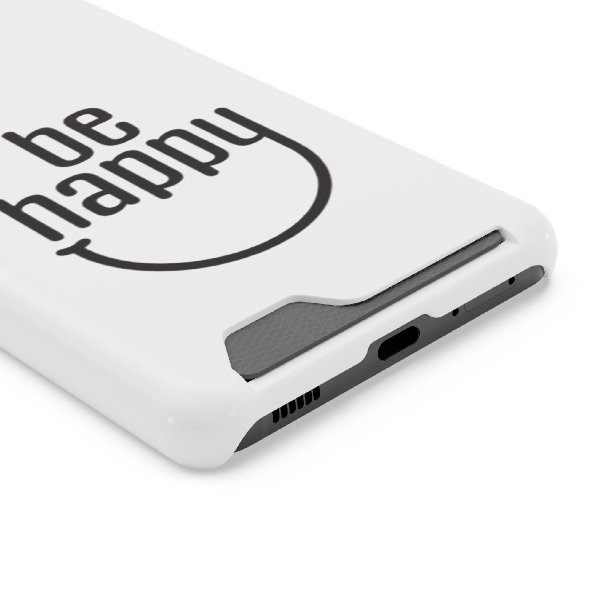 Minimal White Wallet Phone Case