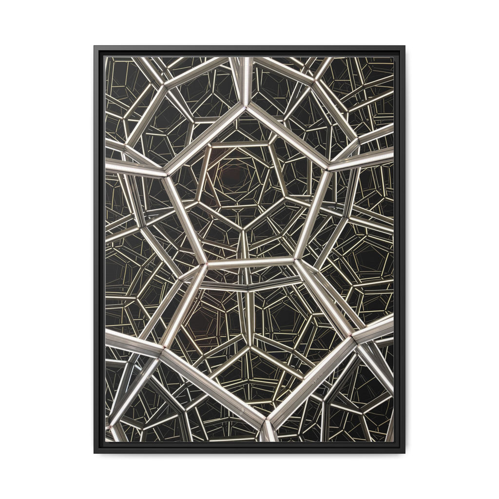 Framed Wall Art Print, Modern Geometric Canvas, Abstract Home Decor, Unique Gift, Stylish Office Art, Contemporary Room Decor