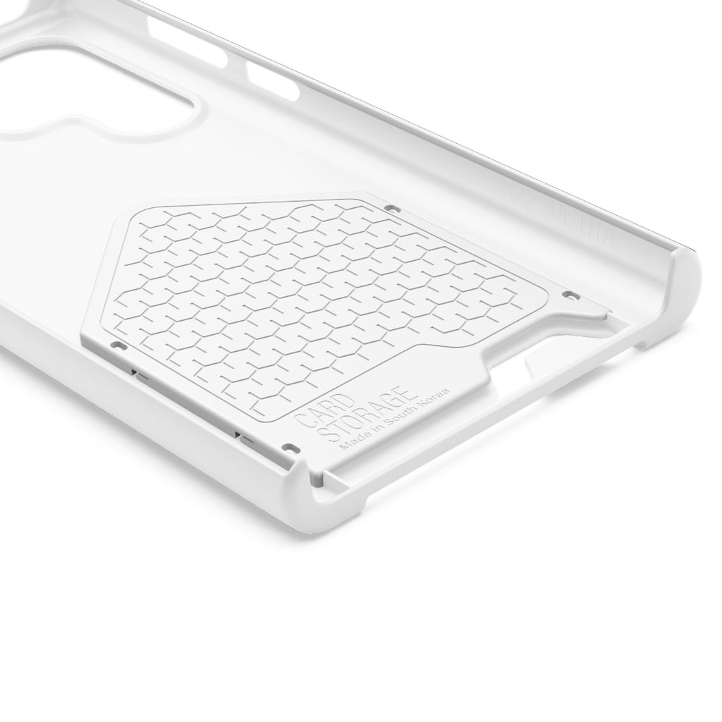 Minimal White Wallet Phone Case