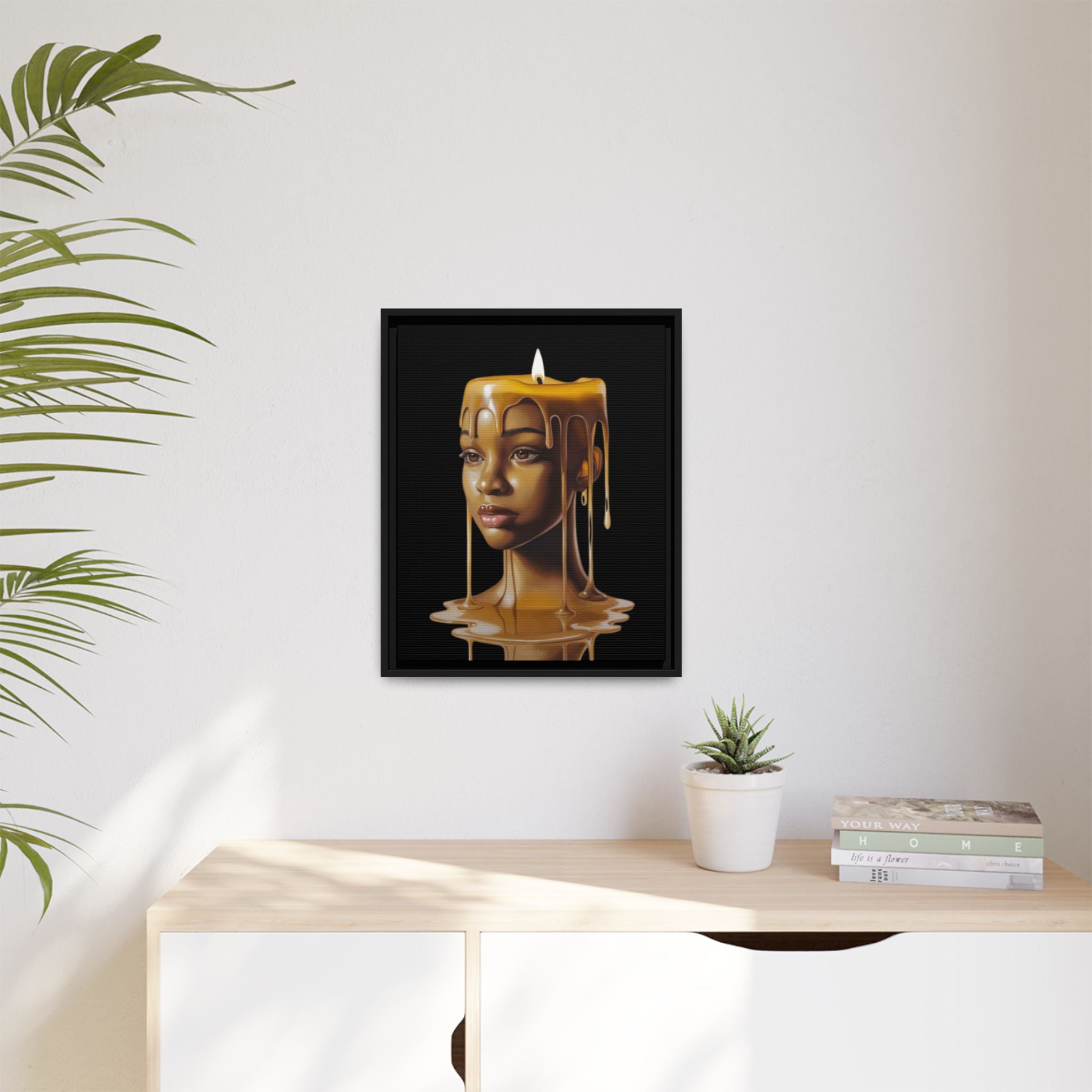 Candle-Inspired Art Print