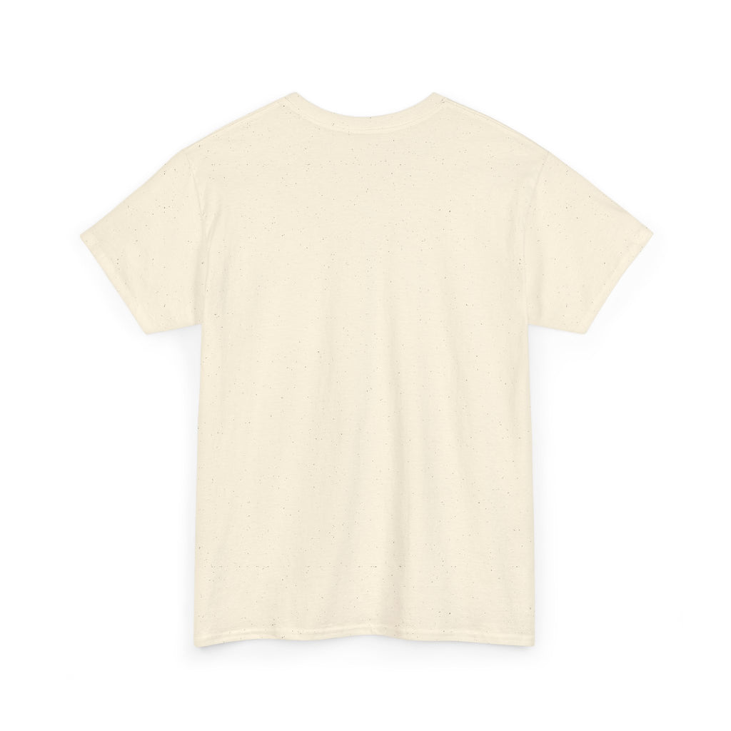 Striped Sweater Balloon Tee — Minimalist Red Balloon Graphic T-Shirt