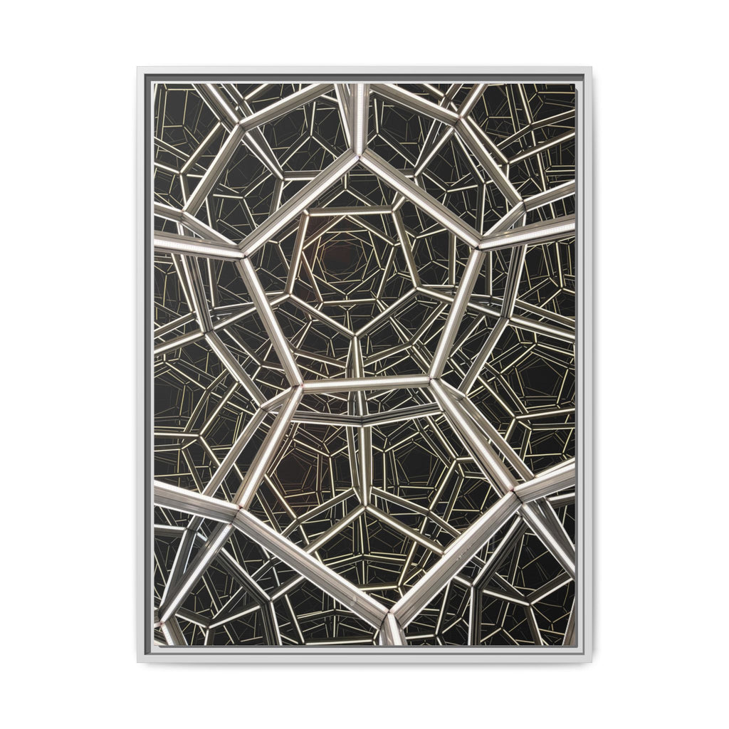 Framed Wall Art Print, Modern Geometric Canvas, Abstract Home Decor, Unique Gift, Stylish Office Art, Contemporary Room Decor