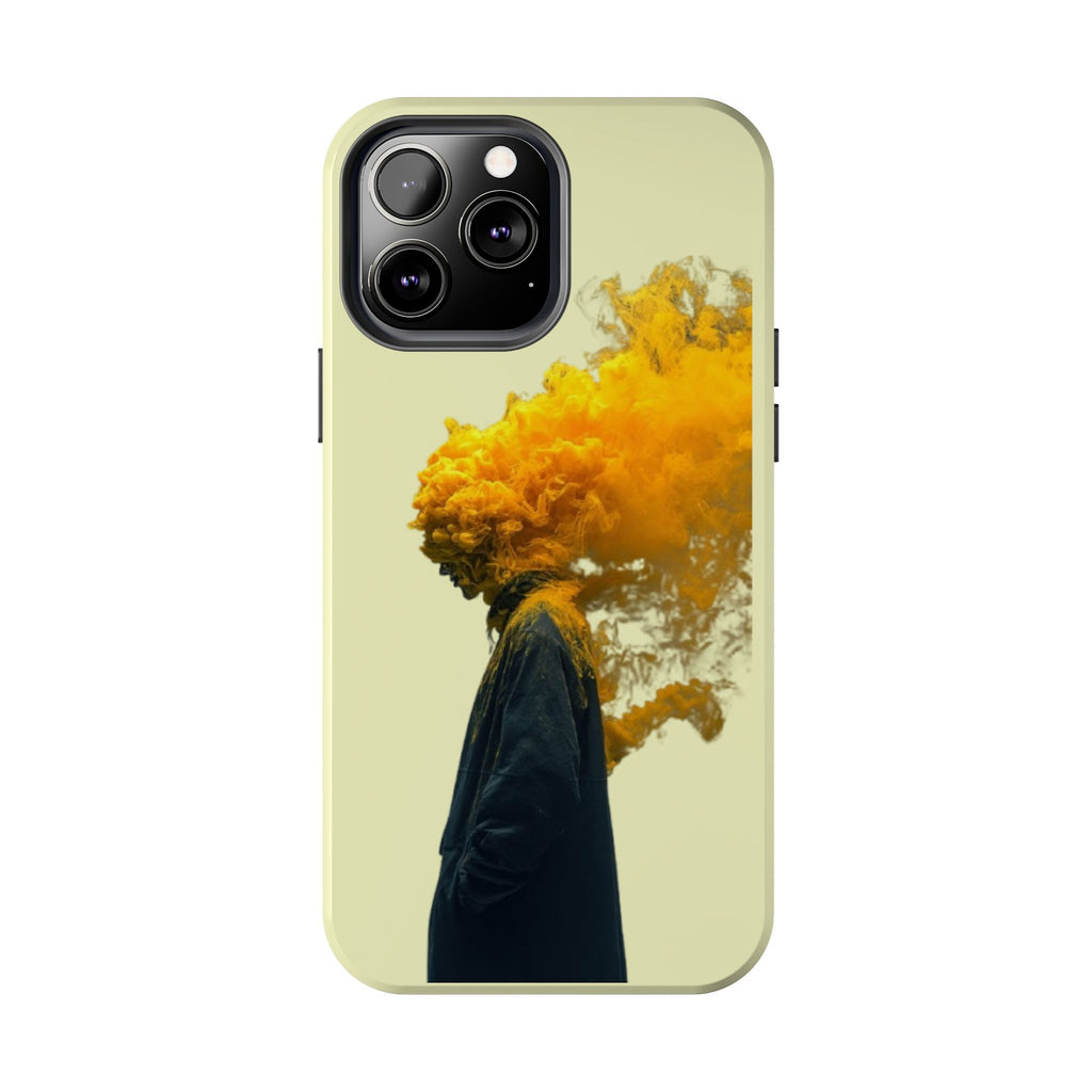 Surreal Yellow Smoke Head Protective Cover