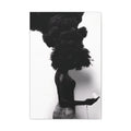 Abstract Black Woman Canvas Art Print | Modern Wall Decor, Home & Office Decoration, Gift for Art Lovers, Unique Artwork