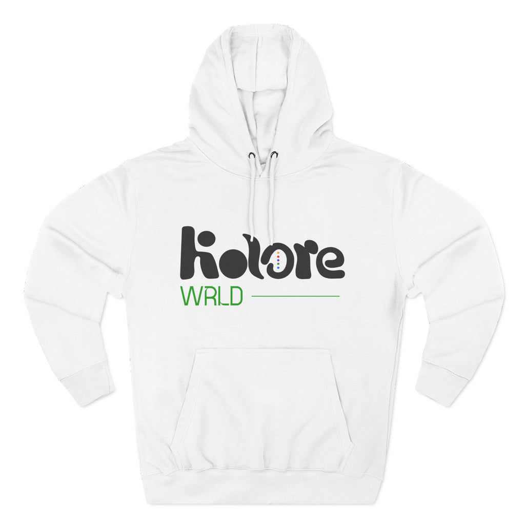 Three-Panel Fleece Hoodie