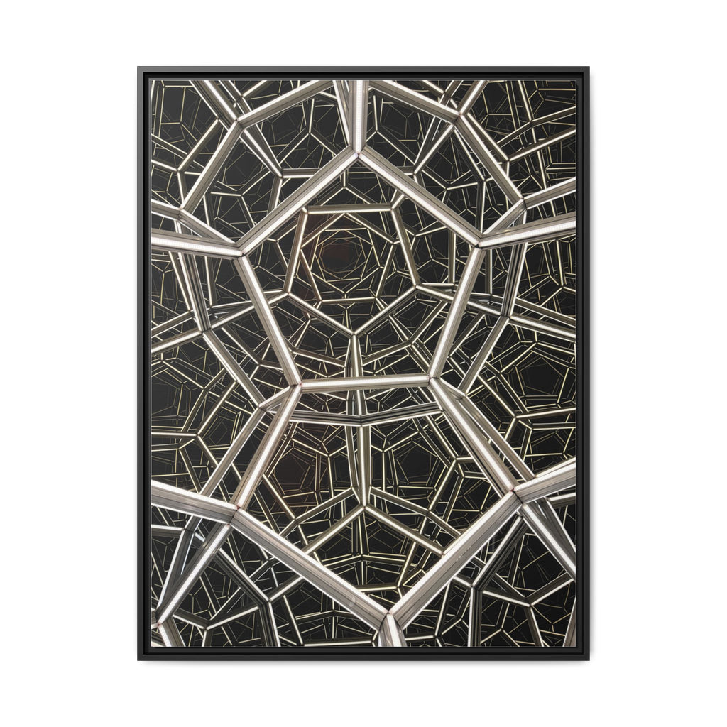 Framed Wall Art Print, Modern Geometric Canvas, Abstract Home Decor, Unique Gift, Stylish Office Art, Contemporary Room Decor