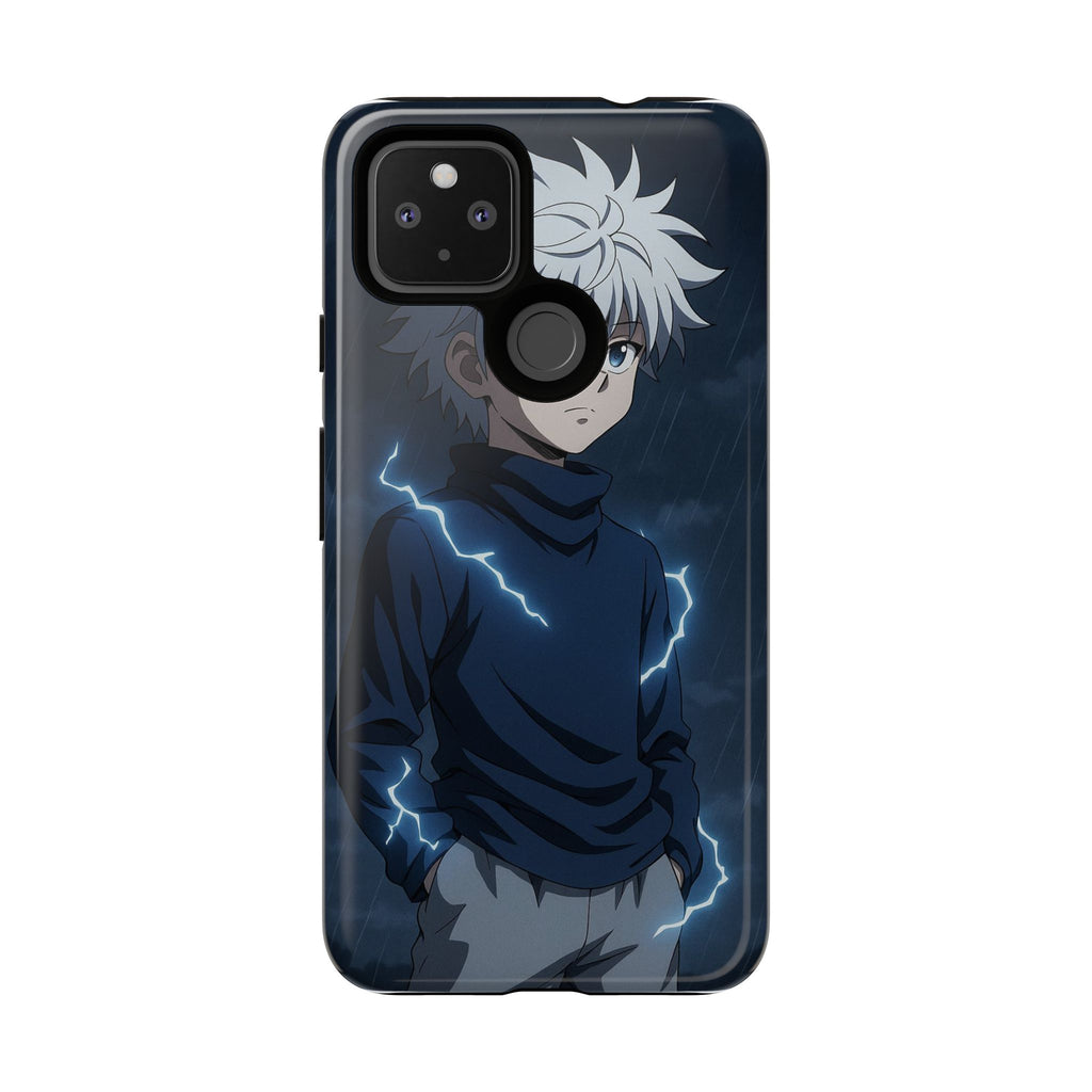 Anime Phone Case Featuring Lightning Design,