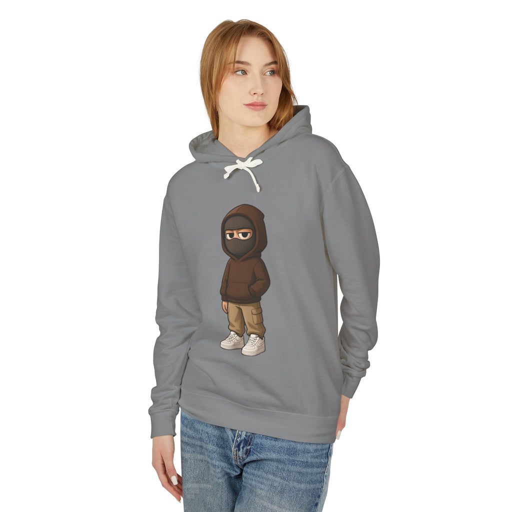 Streetwear Ninja Character Graphic Hoodie
