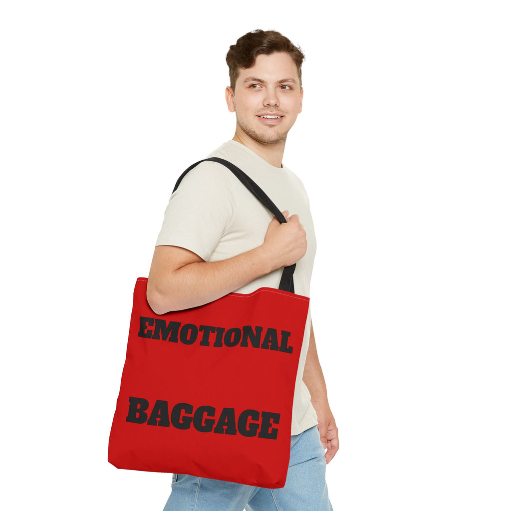 Emotional Baggage Tote Bag — Red Statement Shopper