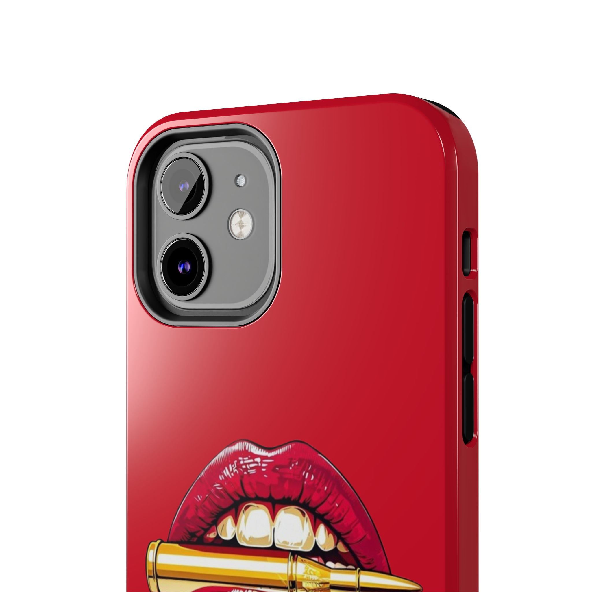 Bold Lipstick Phone Case - Tough Cover for Trendsetters, Vibrant Red Phone Skin, Fashionable Phone Accessory, Unique Gift for Her, [...]
